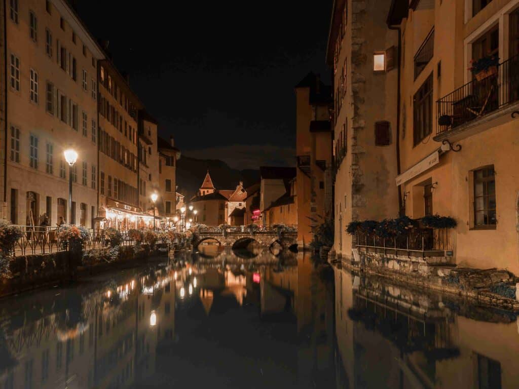 Lyon City at Night View Elite VIP Escorts in Lyon