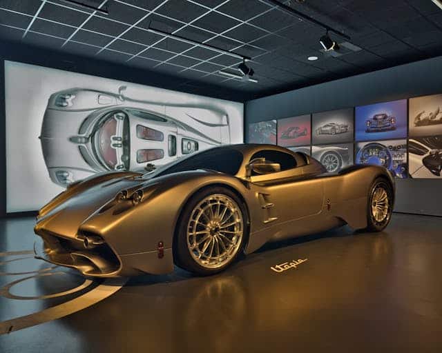 Automobile museum in Turin Italy