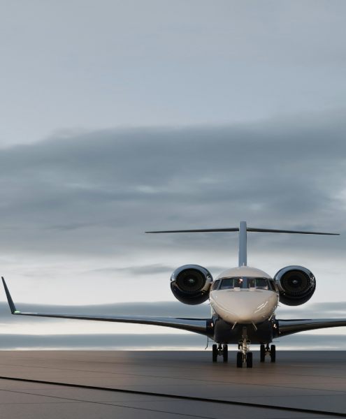 Luxurious arrival; London's private aviation