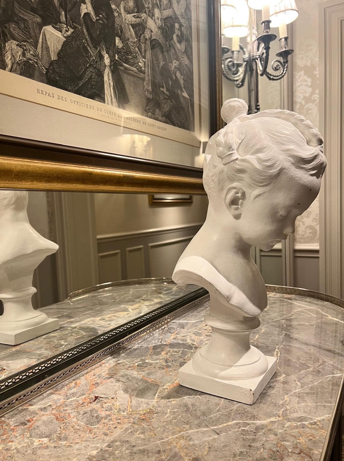 ceramic bust of a cherub - Communication Protocols Preventing Digital Exposure